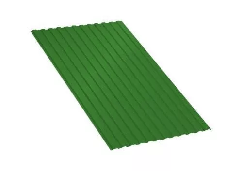 Профнастил МП10 B NormanMP 0,5 мм RAL 6018 Жёлто-зелёный купить в краснодаре