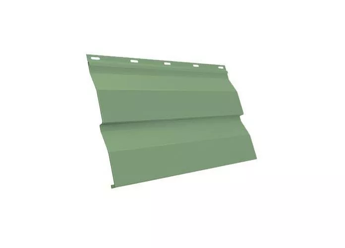 Металлический сайдинг Grand Line Корабельная доска PE 0,45 мм RAL 6019 Бело-зеленый купить в краснодаре