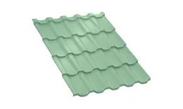 Металлочерепица Трамонтана-X NormanMP 0.5 мм RAL 6019 Бело-зеленый. Цена: 664 руб. Артикул: tramont_03-6019x