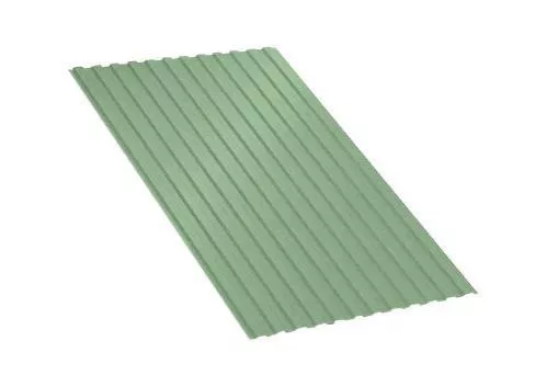 Профнастил МП10 A NormanMP 0,5 мм RAL 6019 Бело-зеленый купить в краснодаре