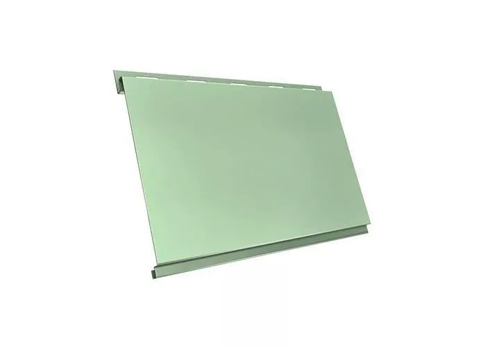 Металлический сайдинг Grand Line Вертикаль Классик PE 0,45 мм RAL 6019 Бело-зеленый купить в краснодаре