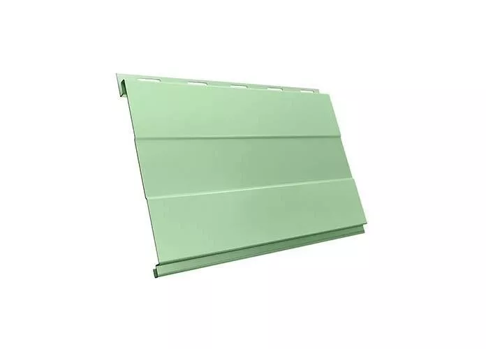 Металлический сайдинг Grand Line Вертикаль Проф PE 0,45 мм RAL 6019 Бело-зеленый купить в краснодаре