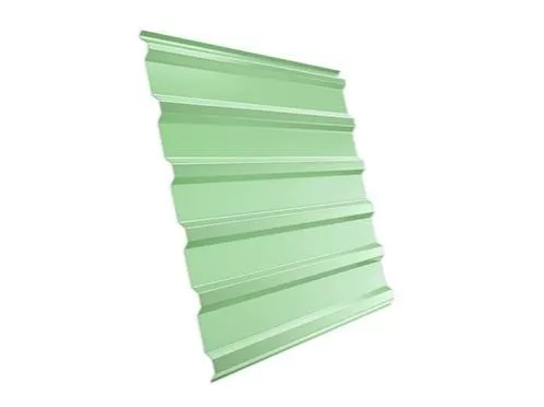 Профнастил Grand Line С20 A Полиэстер 0,45 мм RAL 6019 Бело-зеленый купить в краснодаре