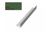 Планка завершающая 50х50 жалюзи Milan 0,5 Velur RAL 6020 хромовая зелень GL – Купить оптом и в розницу