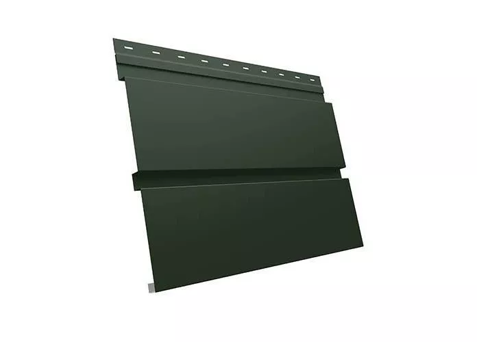 Металлический сайдинг Grand Line Квадро Брус GreenCoat Pural Matt RAL 6020 Хромовая зелень купить в краснодаре