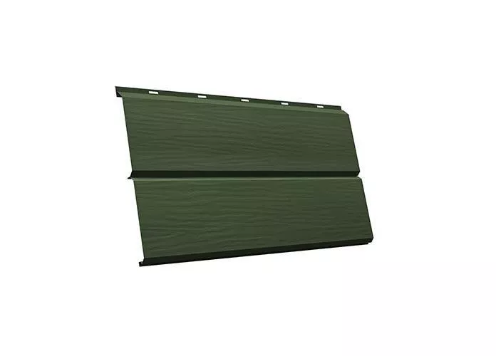 Металлический сайдинг Grand Line ЭкоБрус 3D GreenCoat Pural Matt RAL 6020 Хромовая зелень купить в краснодаре