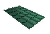 Металлочерепица GL Камея (Kamea) 0,5 GreenCoat Pural Matt RAL 6020 хромовая зелень – Купить оптом и в розницу