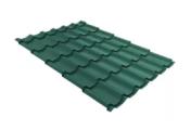 Металлочерепица GL 0.5 Классик (Classic) GreenCoat Pural Matt RAL 6020 хромовая зелень – Купить оптом и в розницу