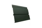 Металлический сайдинг Grand Line Квадро Брус GreenCoat Pural Matt RAL 6020 Хромовая зелень – Купить оптом и в розницу