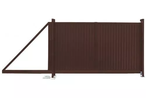 Ворота откатные Estet 2,0х3,5 RAL 8017 GL купить в краснодаре