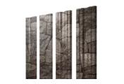 Штакетник Twin фигурный 0,45 Print Elite King Stone TwinColor – Купить оптом и в розницу