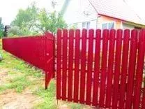 Штакетник Grand Line М-образный А фигурный 0,45 PE RAL 3003 Рубиново-красный купить в краснодаре