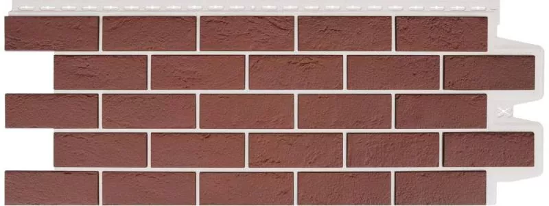 Фасадные панели GRAND LINE Коллекция Состаренный Кирпич Design Plus Корица с белым швом купить в краснодаре