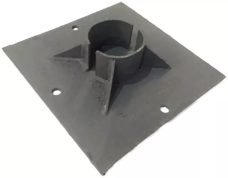 Оголовок для сваи d 89 усиленный, цвет черный купить в краснодаре