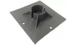 Оголовок для сваи d 57 усиленный, цвет черный. Цена: 347 руб. Артикул: 30029