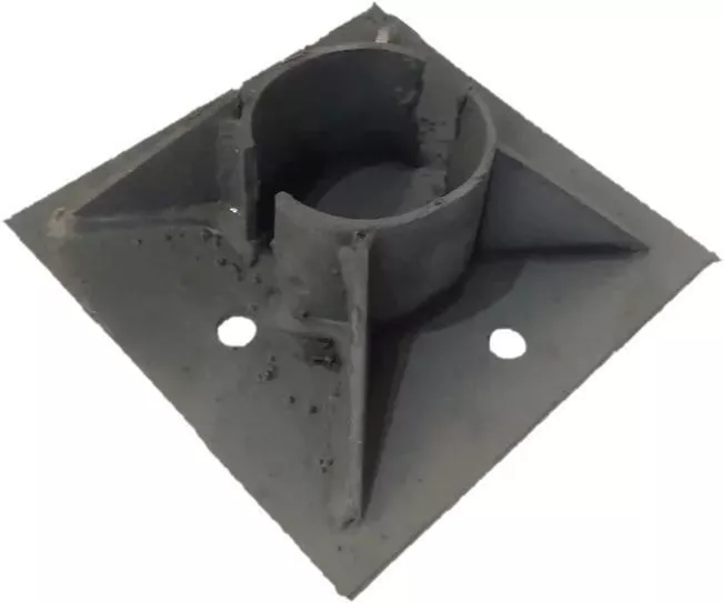 Оголовок для сваи d 76 усиленный, цвет черный купить в краснодаре