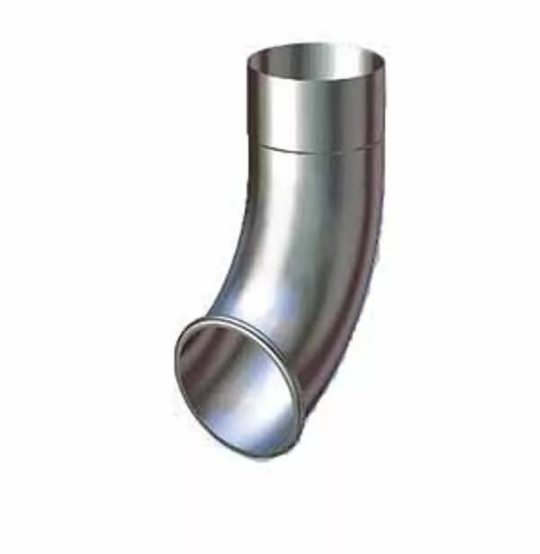 Колено трубы сливное Металл Профиль Проект D150 Цинк купить в краснодаре