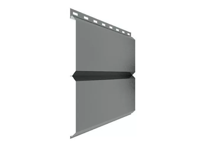 Металлический сайдинг Металл Профиль Lбрус NormanMP 0,5 мм RAL 7004 Серый купить в краснодаре