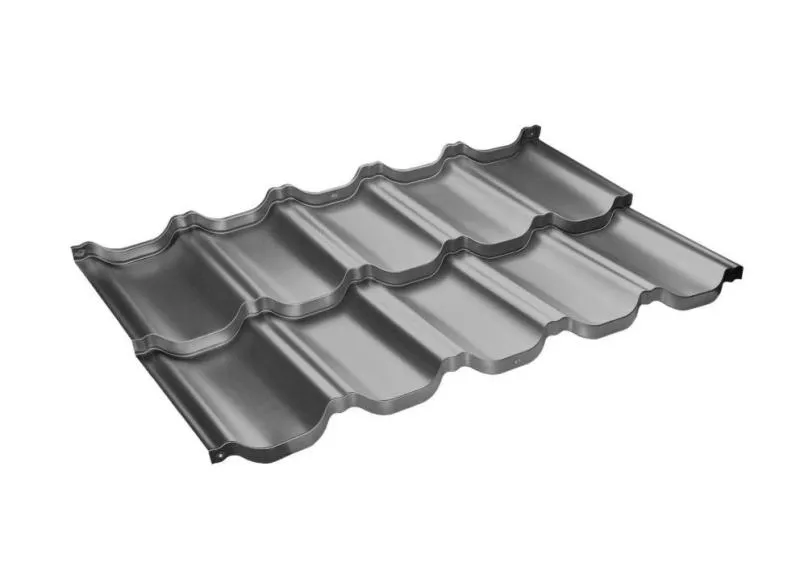 Металлочерепица Grand Line Квинта Уно (Kvinta Uno) 0,5 Satin RAL 7004 сигнальный серый купить в краснодаре