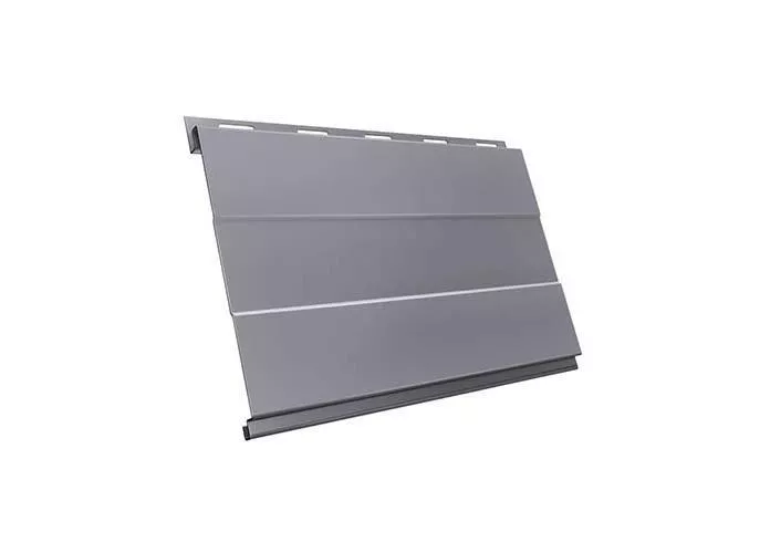 Металлический сайдинг Grand Line Вертикаль Проф Satin 0,5 мм RAL 7004 Сигнальный серый купить в краснодаре