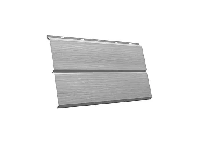 Металлический сайдинг Grand Line ЭкоБрус 3D Satin 0,5 мм RAL 7004 Сигнальный серый купить в краснодаре