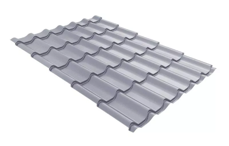 Металлочерепица Grand Line Классик (Classic) Полиэстер 0.4 RAL 7004 сигнальный серый купить в краснодаре