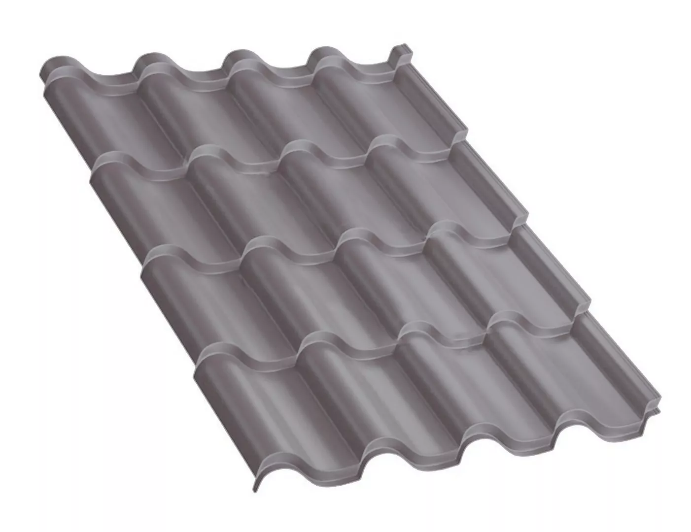 Металлочерепица Монтерроса-M NormanMP 0.5 мм RAL 7004 Сигнальный серый купить в краснодаре