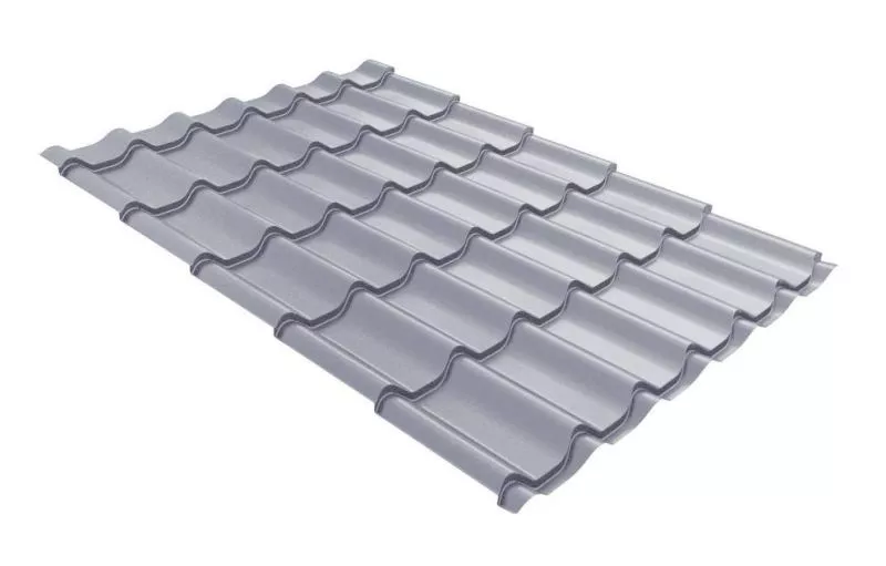 Металлочерепица Grand Line Классик (Classic) 0.5 Satin RAL 7004 сигнальный серый купить в краснодаре