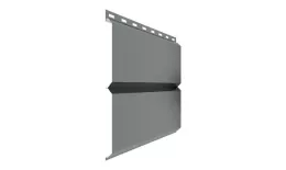 Металлический сайдинг Металл Профиль Lбрус NormanMP 0,5 мм RAL 7004 Серый. Цена: 761 руб. Артикул: MetalS182