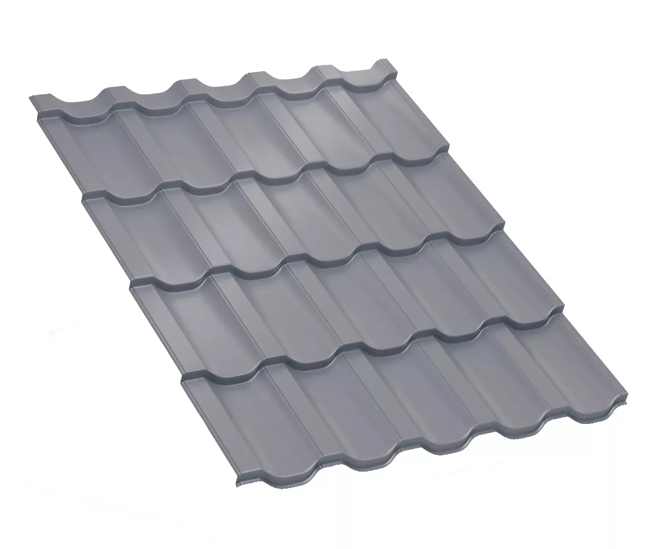 Металлочерепица Трамонтана-S NormanMP 0.5 мм RAL 7004 Сигнальный серый купить в краснодаре