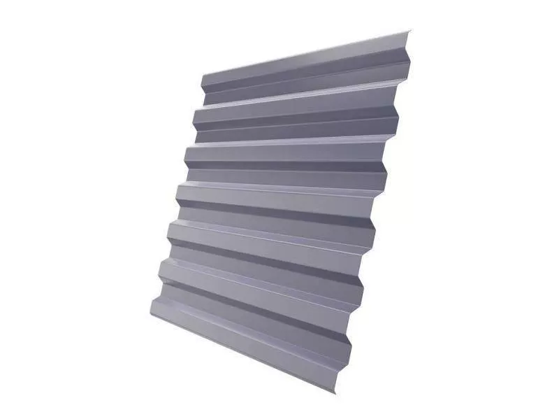 Профнастил Grand Line С21 R Полиэстер 0,7 мм RAL 7004 Сигнальный серый купить в краснодаре