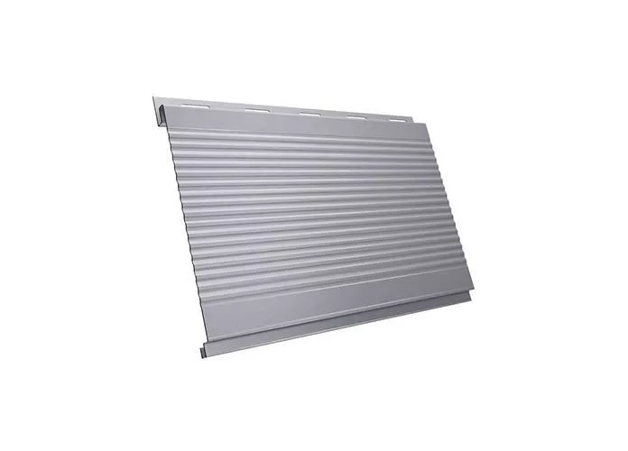Металлический сайдинг Grand Line Вертикаль Гофр Satin 0,5 мм RAL 7004 Сигнальный серый купить в краснодаре