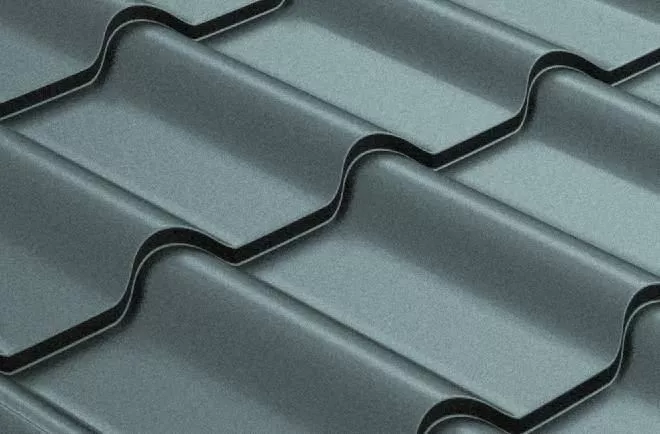 Металлочерепица Grand Line Камея (Kamea) 0,45 Полиэстер RAL 7005 мышино-серый купить в краснодаре