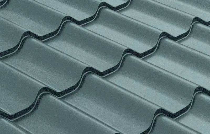 Металлочерепица Grand Line Модерн (Modern) 0,45 Полиэстер RAL 7005 мышино-серый купить в краснодаре