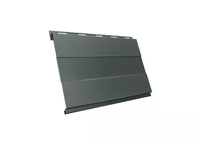 Металлический сайдинг Grand Line Вертикаль Проф PE 0,45 мм RAL 7005 Мышино-серый купить в краснодаре