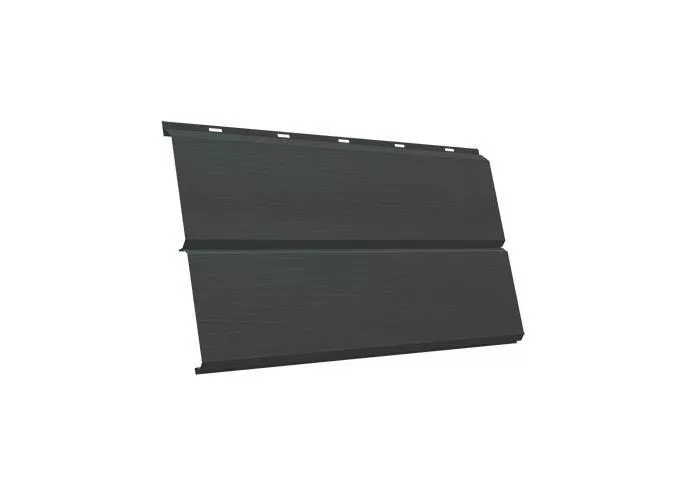 Металлический сайдинг Grand Line ЭкоБрус 3D PE 0,45 мм RAL 7005 Мышино-серый купить в краснодаре