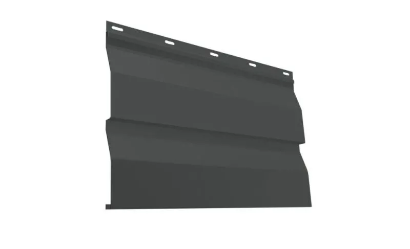 Металлический сайдинг Металл Профиль Корабельная доска PE 0,45 мм RAL 7005 Мышино-серый купить в краснодаре