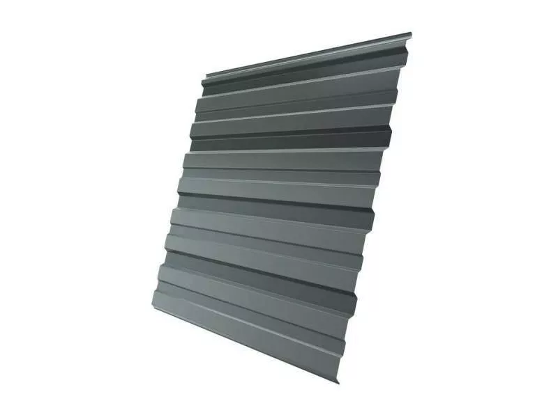 Профнастил Grand Line С10 R Полиэстер 0,45 мм RAL 7005 Мышино-серый купить в краснодаре