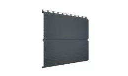 Металлический сайдинг Grand Line ЭкоБрус Гофр PE 0,45 мм RAL 7005 Мышино-серый. Артикул: GrandLine-MS1197