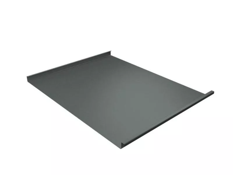 Двойной стоячий фальц Grand Line Полиэстер 0.45 мм RAL 7005 Мышино-серый купить в краснодаре