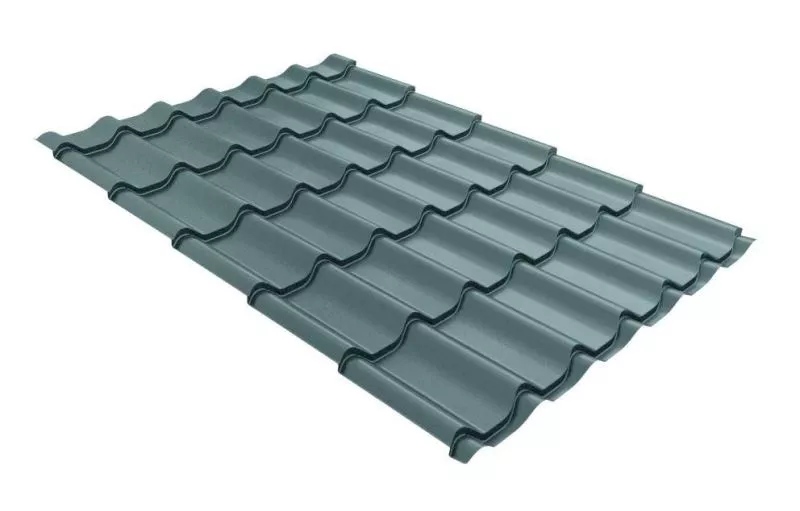 Металлочерепица Grand Line Модерн (Modern) 0,45 Полиэстер RAL 7005 мышино-серый купить в краснодаре