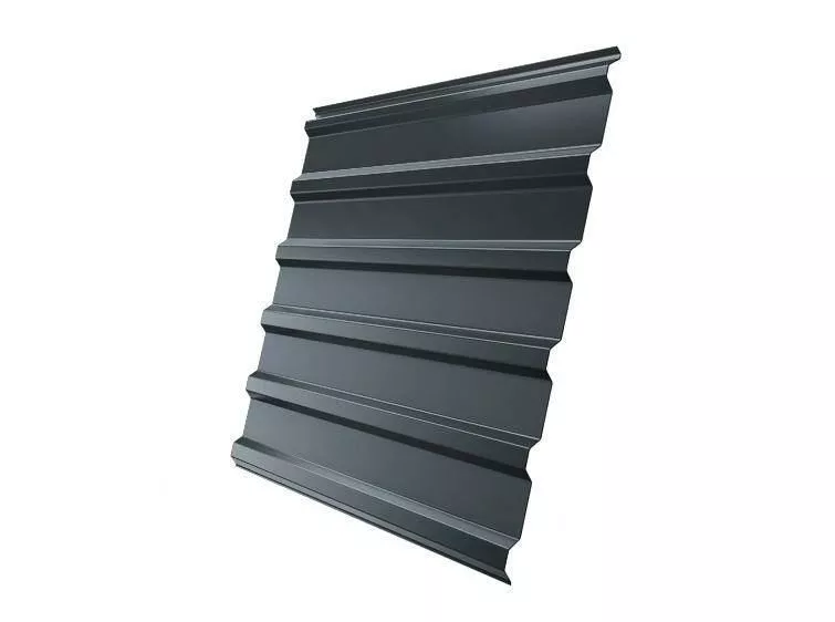 Профнастил Grand Line С20 R Полиэстер 0,45 мм RAL 7005 Мышино-серый купить в краснодаре