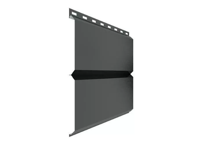 Металлический сайдинг Металл Профиль Lбрус PE 0,45 мм RAL 7005 Мышино-серый купить в краснодаре