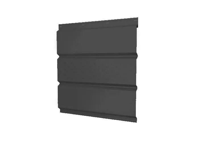 Софит металл GL с центральной перфорацией РЕ 0,45 мм RAL 7005 мышино-серый купить в краснодаре