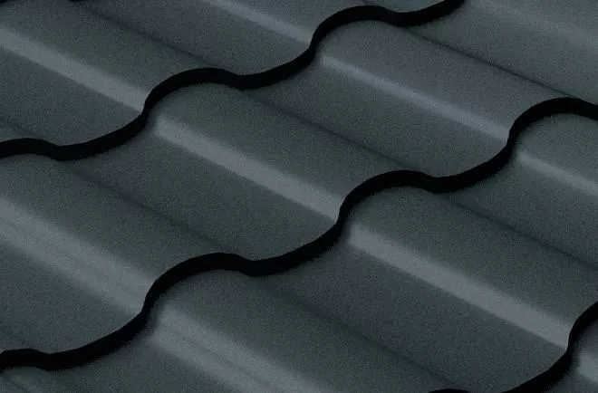 Металлочерепица GL Кредо (Kredo) 0.5 GreenCoat Pural Matt RR 2H3 темно-серый купить в краснодаре