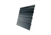 Профнастил Grand Line С10 R Rooftop Matte (Стальной бархат) 0,5 мм RAL 7016 Антрацитово-серый – Купить оптом и в розницу
