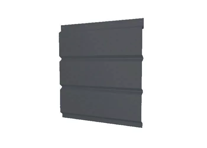 Софит металл GL с перфорацией Rooftop Matte Стальной бархат 0,5 мм RAL 7016 антрацитово-серый купить в краснодаре