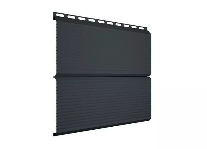 Металлический сайдинг Grand Line ЭкоБрус Гофр GreenCoat Pural Matt RAL 7016 Антрацитово-серый купить в краснодаре