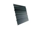 Профнастил Grand Line С10 A Rooftop Matte (Стальной бархат) 0,5 мм RAL 7016 Антрацитово-серый – Купить оптом и в розницу