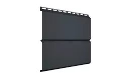 Металлический сайдинг Grand Line ЭкоБрус Drap 0,45 мм RAL 7016 Антрацитово-серый. Артикул: GrandLine-MS1069
